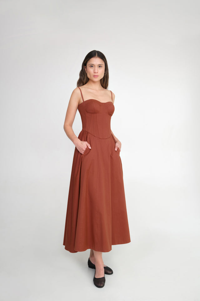 'RASTRO' MIDI DRESS