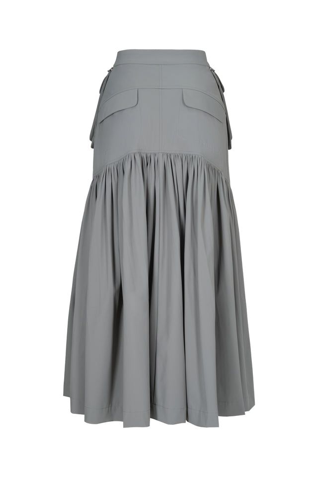 'SUPERFICIE' MIDI SKIRT