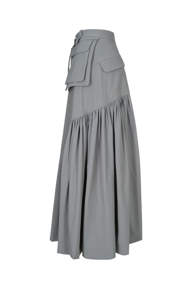 'SUPERFICIE' MIDI SKIRT