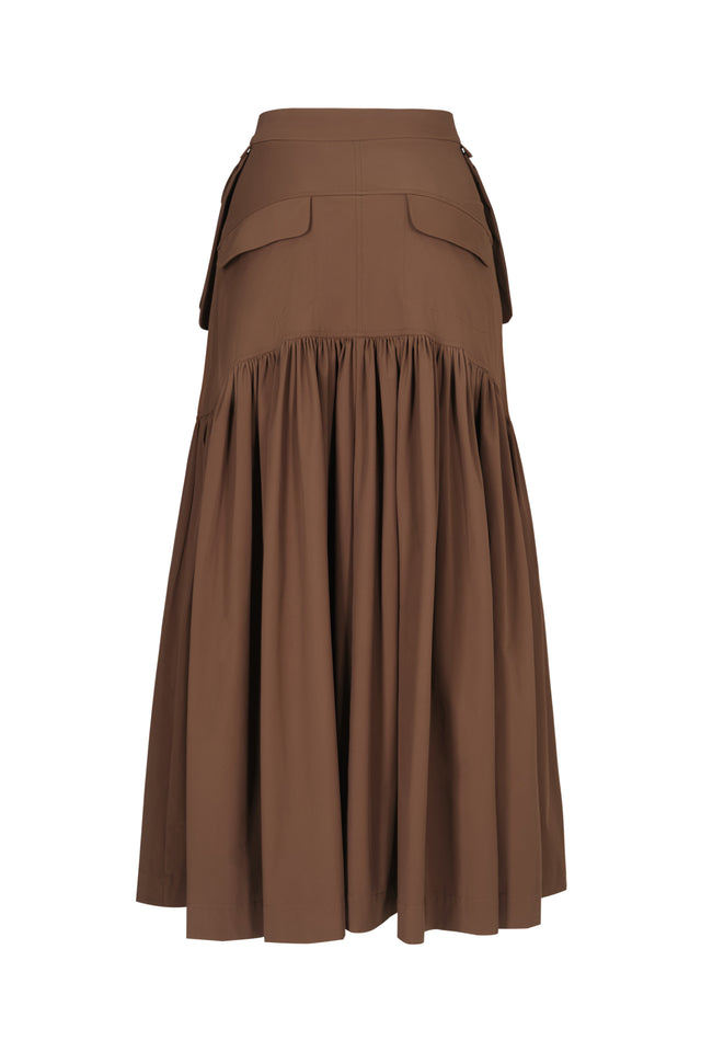 'SUPERFICIE' MIDI SKIRT