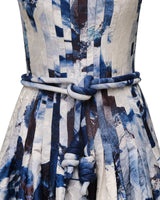 'CAMELIA' MIDI DRESS WITH BELT
