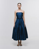 'CAMELIA' MIDI DRESS WITH BELT