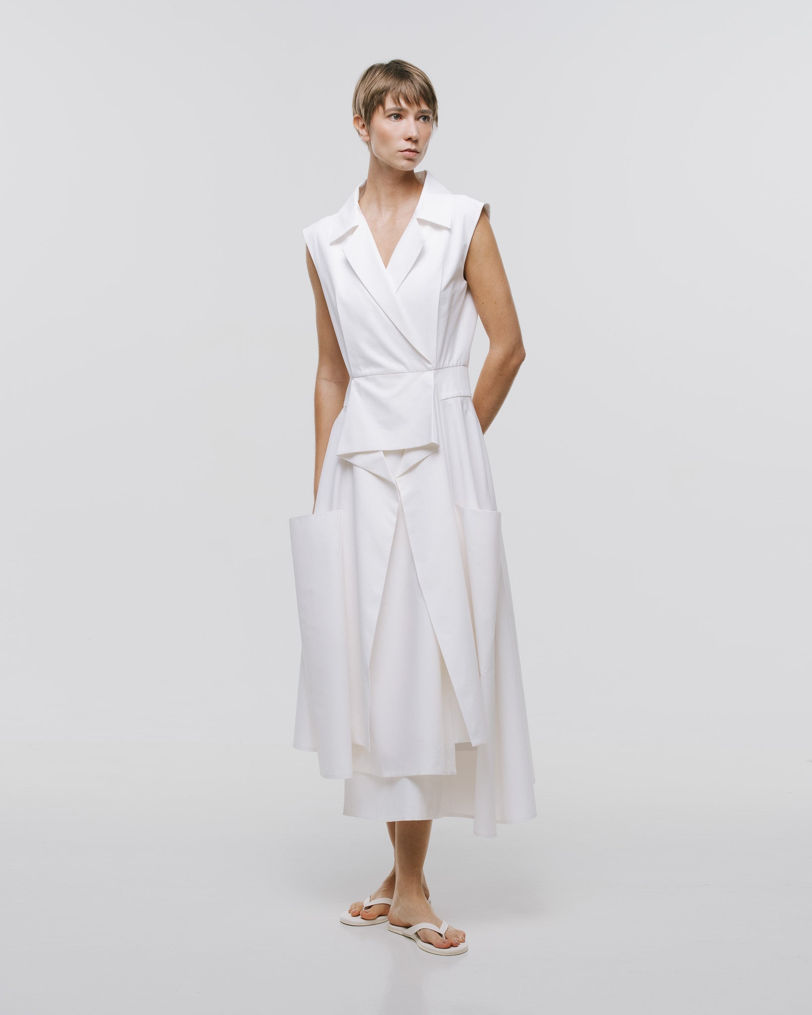 'EQUILIBRIO' COAT DRESS