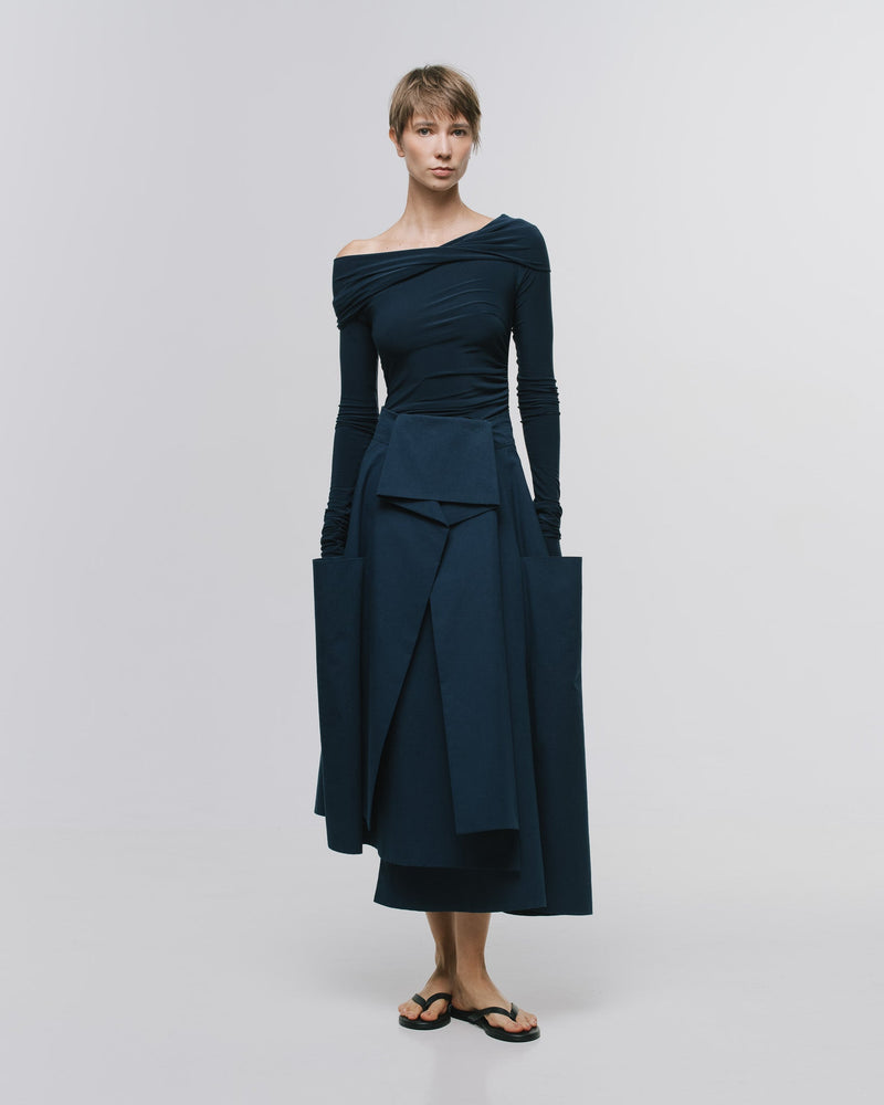 'AKITA' MIDI SKIRT