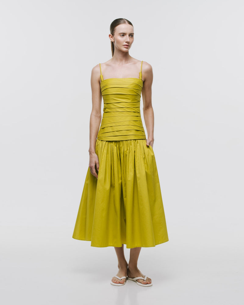 'TRAZOS' MIDI DRESS