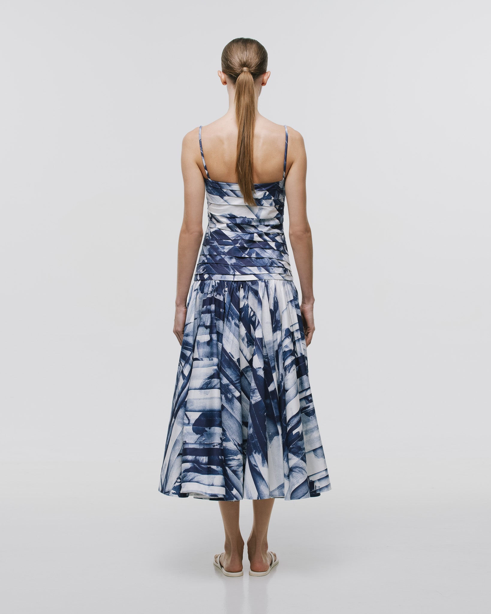 'TRAZOS' MIDI DRESS