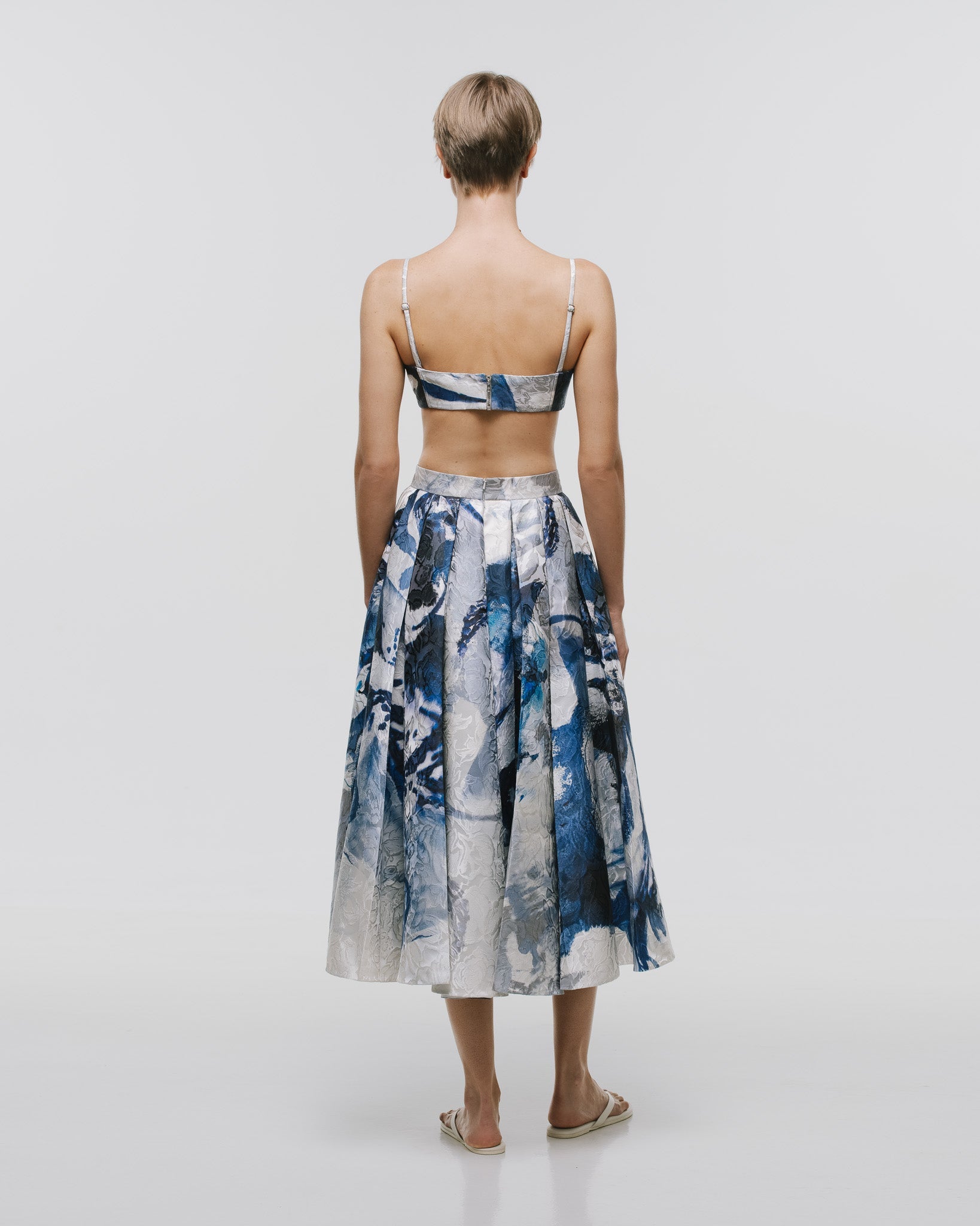 'CONTORNO' MIDI SKIRT