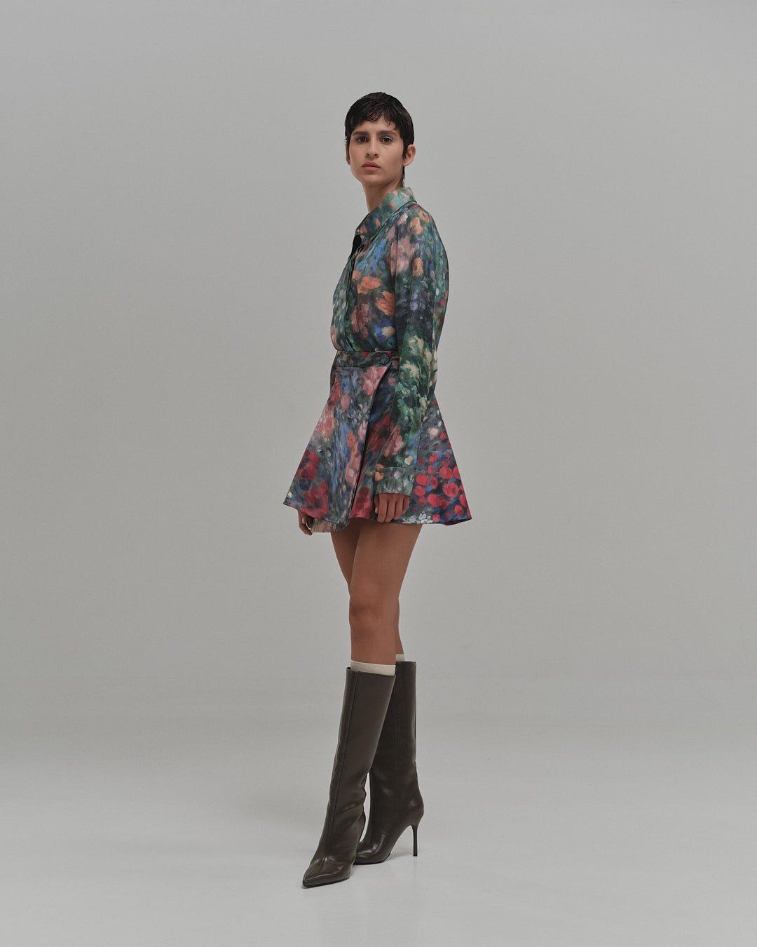 "PLIEGUE" MINI SKIRT