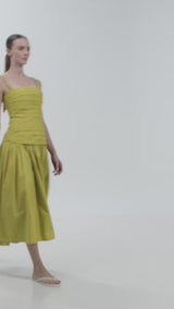 'TRAZOS' MIDI DRESS